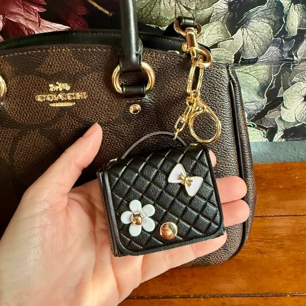 NEW Adorable Mini Purse Charm BLACK